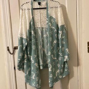 NWOT torrid Disney little mermaid cover up